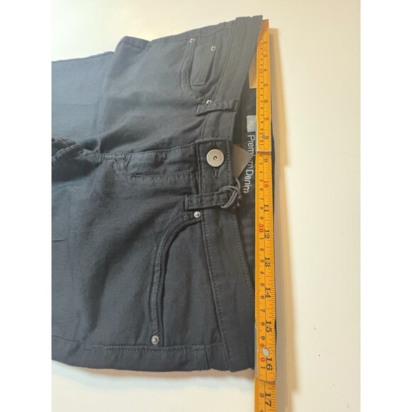 NWT  Mossimo Flare Premium Denim Jeans Women’s Black Mid Rise Trouser Size 8 - Picture 5 of 12